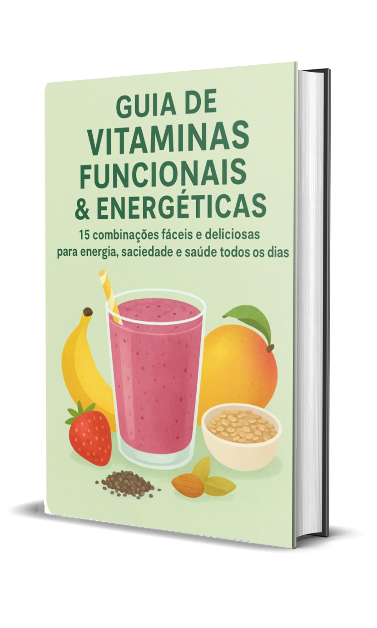 Capa Guia de Vitaminas Funcionais e Energéticas pronta